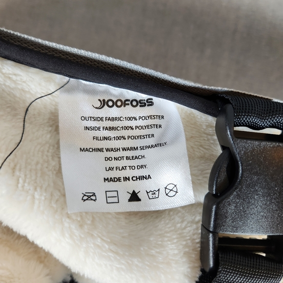 Yoofoos Baby Car Seat Cover Winter Black Canopy Protects Infant from Cold Wind - Picture 8 of 9